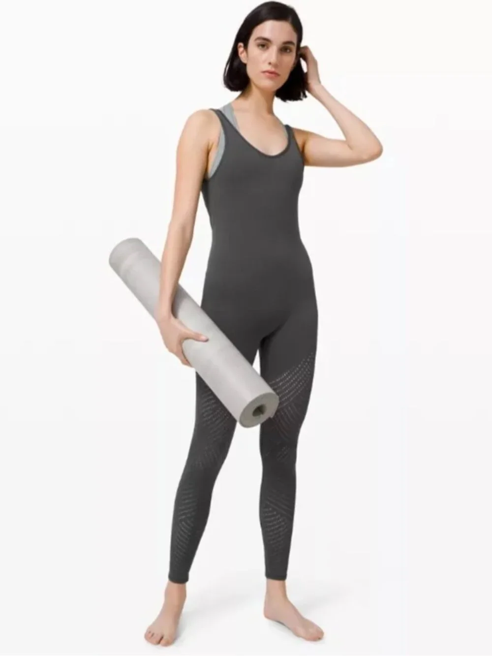 Lululemon Reveal Onesie *Digi Rain Graphite Grey